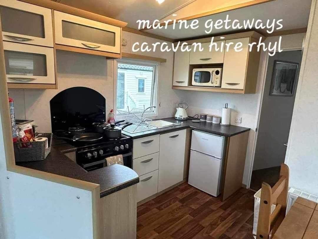 Marine Getaways Caravan Hire Rhyl Exterior foto